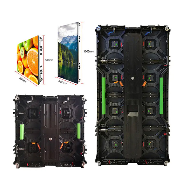 Pantalla de visualización de escenario gigante LED de alquiler impermeable para interiores y exteriores P2.976 a todo color de alta actualización