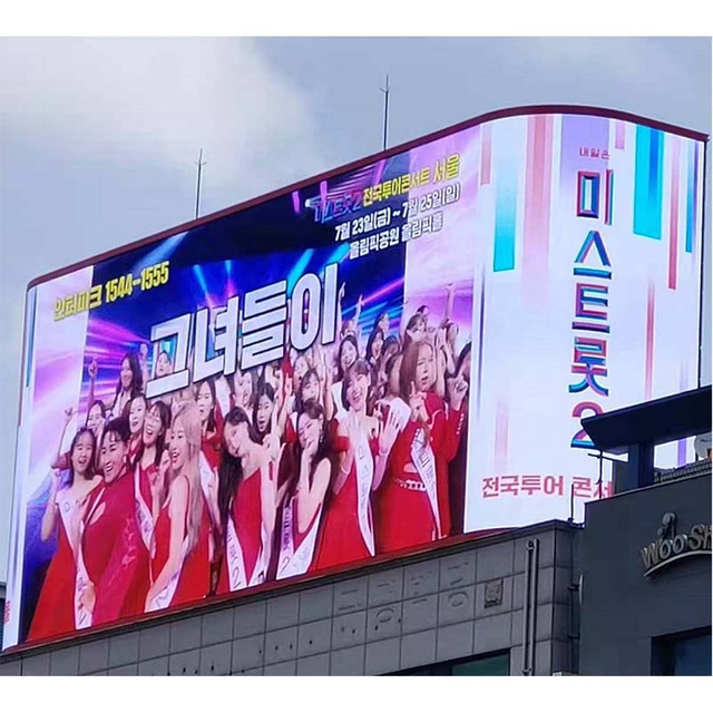 Pantalla LED flexible personalizada de alto brillo para publicidad de módulo suave