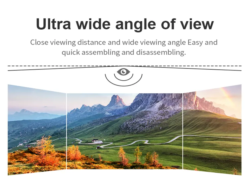 &aacute;ngulo de visi&oacute;n ultra amplio