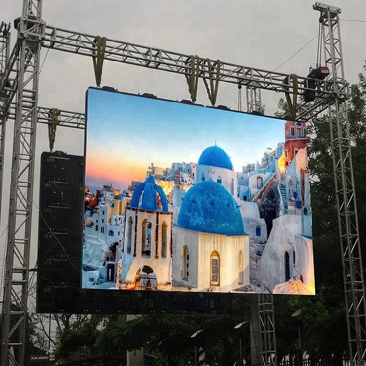 Pantalla LED para eventos de escenario de boda con panel de alquiler al aire libre