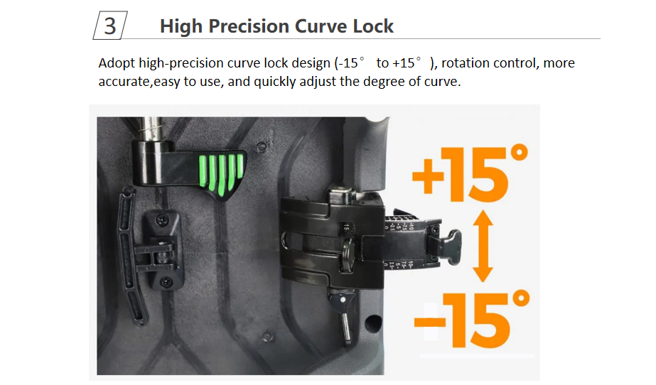 cerradura curva de alta precisi&oacute;n