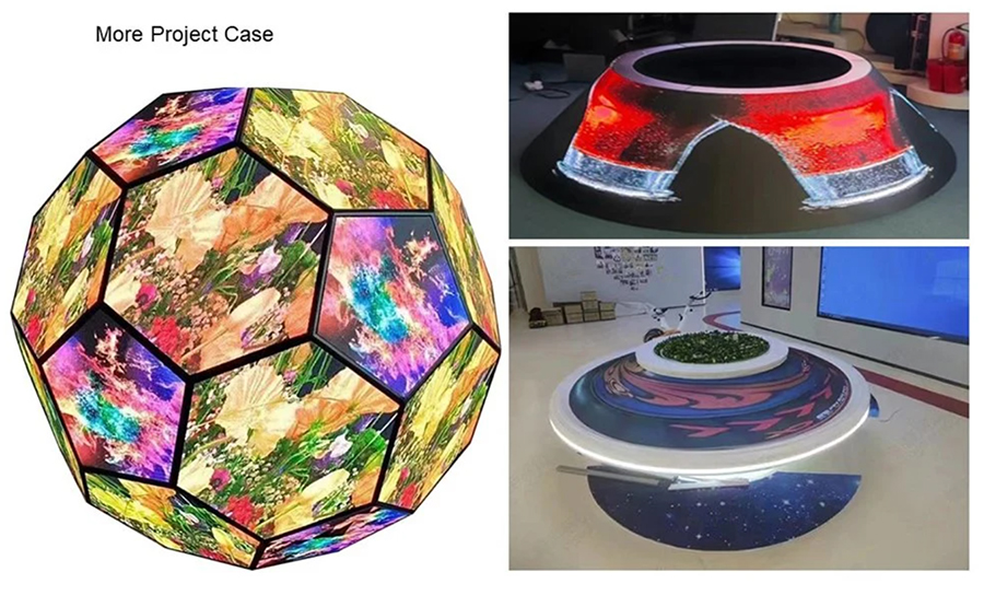 pantalla led redonda