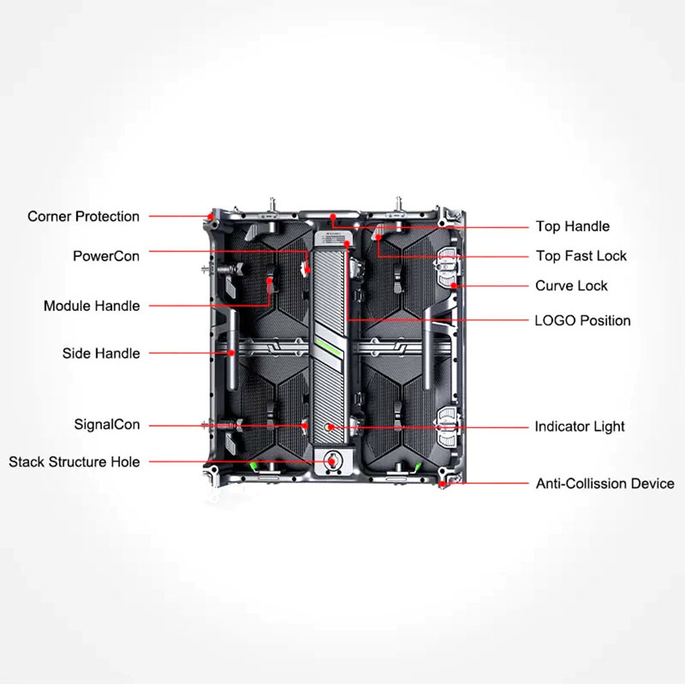 pantalla led de escenario de alquiler