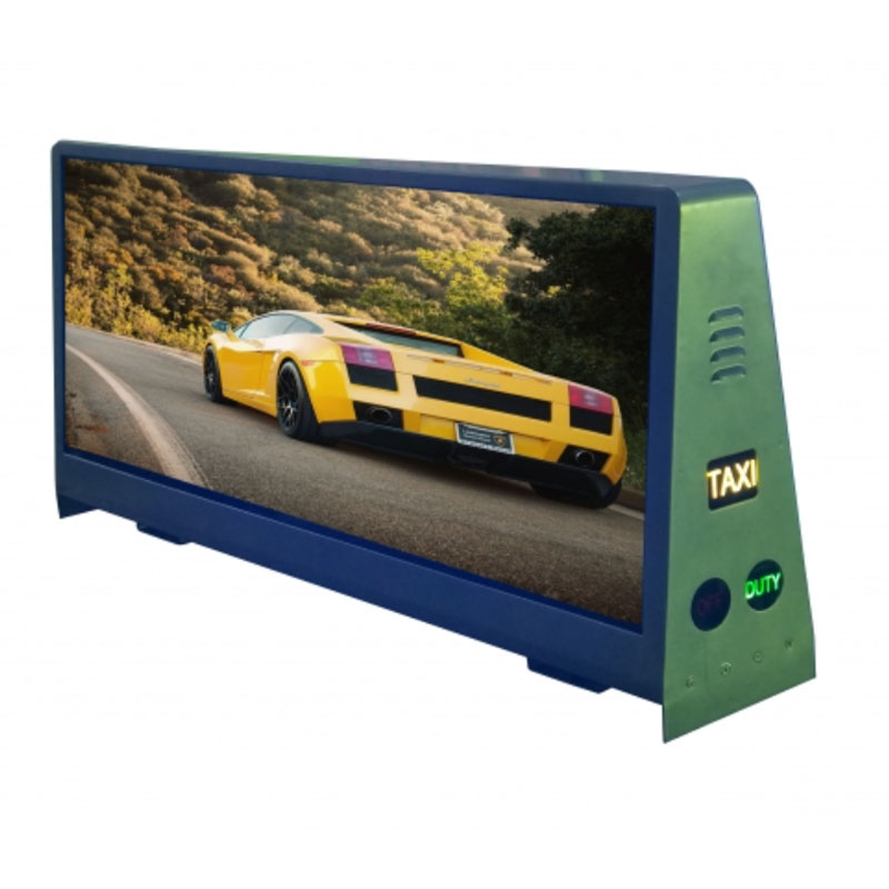 Pantalla LED al aire libre P3 del panel video del anuncio del coche del top del taxi del GPS 4G Wi-Fi al aire libre