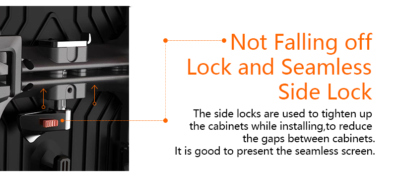 Bloqueo que no se cae y bloqueo lateral sin costuras.