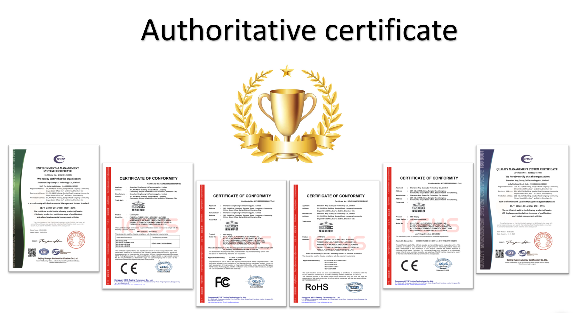 Certificaciones